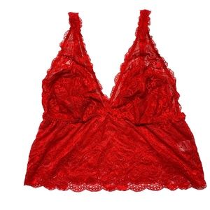 Jasmine and Ginger Lace Bralette Sz L